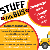 Stuff the Bus Extended Through Labor Day!
