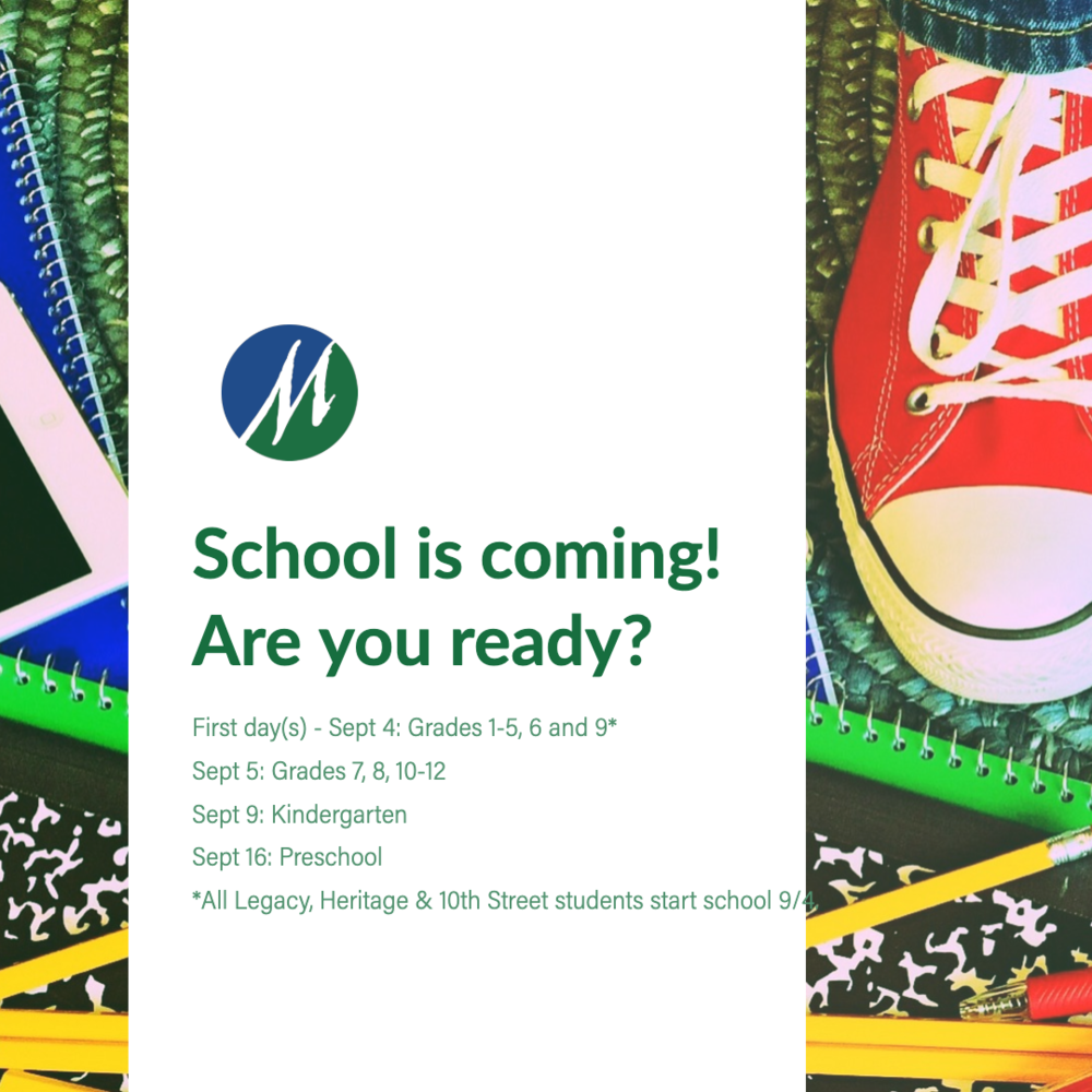 School is coming! Backtoschool Calendar and Guide Kellogg Marsh