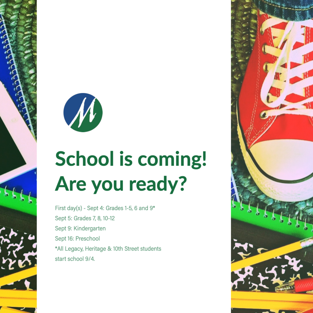 School is coming! Back-to-school Calendar and Guide | Marysville School