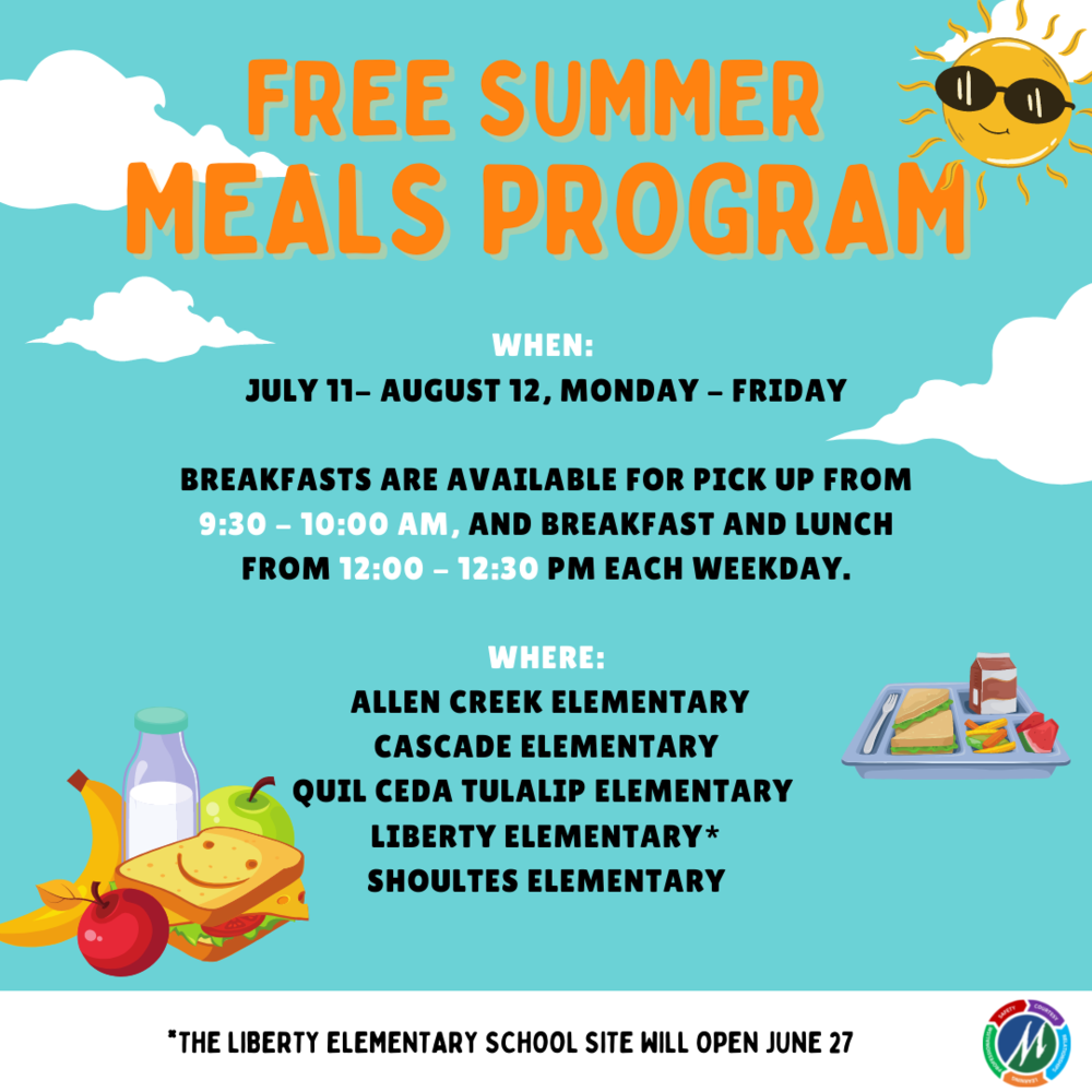 Free Summer Meals Program Kellogg Marsh Elementary