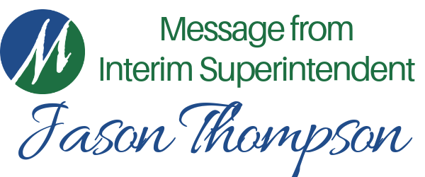 Message from Interim Superintendent Jason Thompson