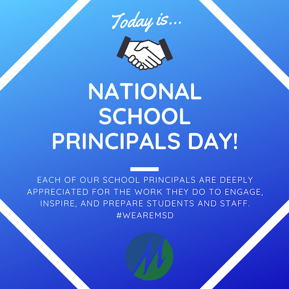 May 1 is National School Principals Day! Marysville School District 25