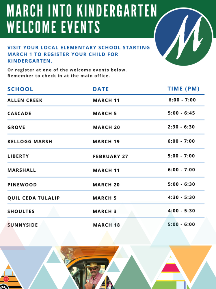 THE MONTH OF MARCH WILL BE ALL ABOUT GETTING MARYSVILLE SCHOOL DISTRICT