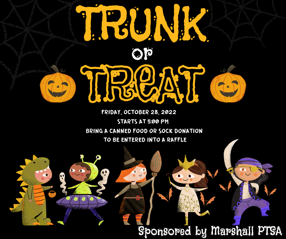 Trunk or treat marshall elementary
