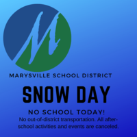 SNOW DAY - NO SCHOOL