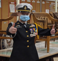Congratulations to Cadet Lieutenant Commander Katelyn Leary!