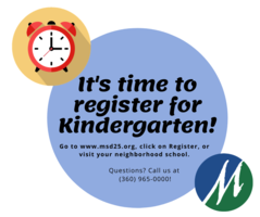 Time to register for Kindergarten!