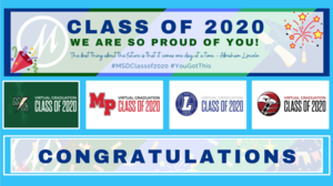 CONGRATULATIONS CLASS OF 2020!