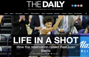 WE'RE ON THE NEWS: How the reservation raised RaeQuan Battle By: Andy Yamashita