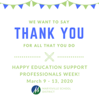 Education Support Professionals Week - March 9 - 13