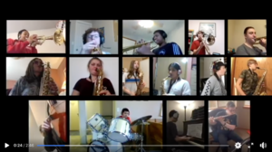 "We may be apart, but the music will not stop!" Tune in and watch our 10th Street Jazz performers playing Paper Moon arr. Rick Stitzel Way to go 10th Street!