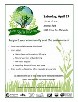 Celebrate Earth Day in Marysville April 27 at Jennings Park