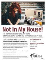 Marysville Public Library Event for Parents, Guardians and Teens