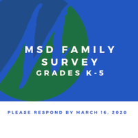 Family Survey - Please Respond by March 16, 2020