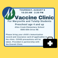 Vaccination Clinic - August 6, 2020