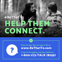 September is National Suicide Prevention Month. Step 4: Help Them Connect