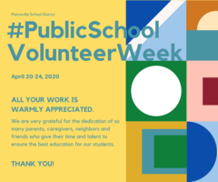 Happy Public School Volunteer Week April 20-24, 2020
