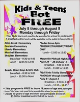 Kids and Teens Eat Free