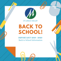 Important Back to School Information!