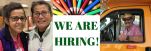 WE ARE HIRING!
