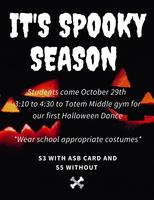 Join us for a Halloween Dance!!