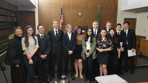A shout out to the students who participated in this year's Mock Trials and to the teachers who guided them, Eric Hanson and Anne Galenberg!