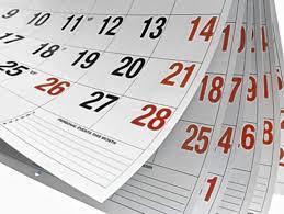 Calendar: Update and Information