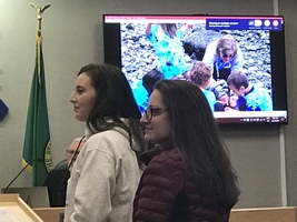 MCEP Parents present to school board.