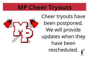 MP Cheer Tryouts Postponed