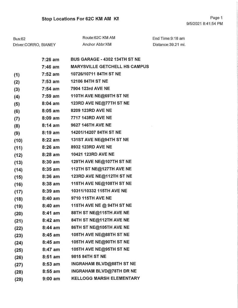 Bus route pg 3