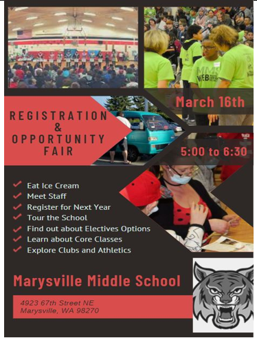 Registration Open House 3/16 5-6:30PM