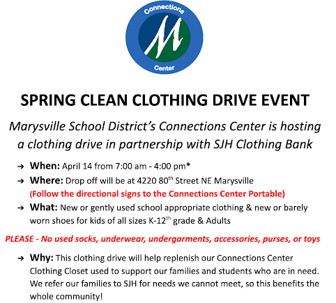 Spring Clean Clothing Drive
